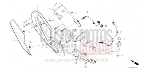 EXHAUST MUFFLER (NSS250AS/ASS/NSS350AS/ASS) NSS350AS de 2025